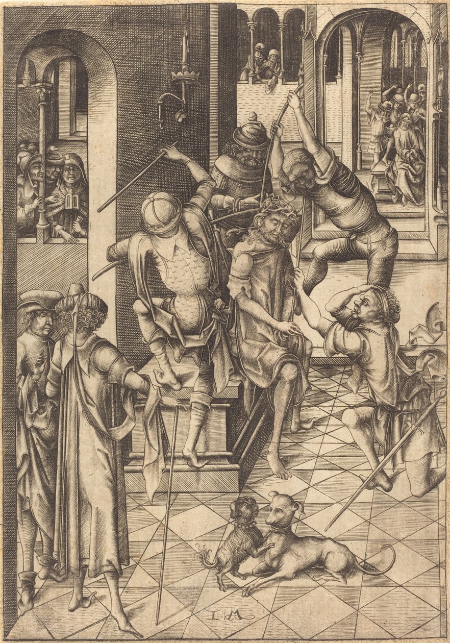 Korunování trním, c. 1480. od Israhel van Meckenem