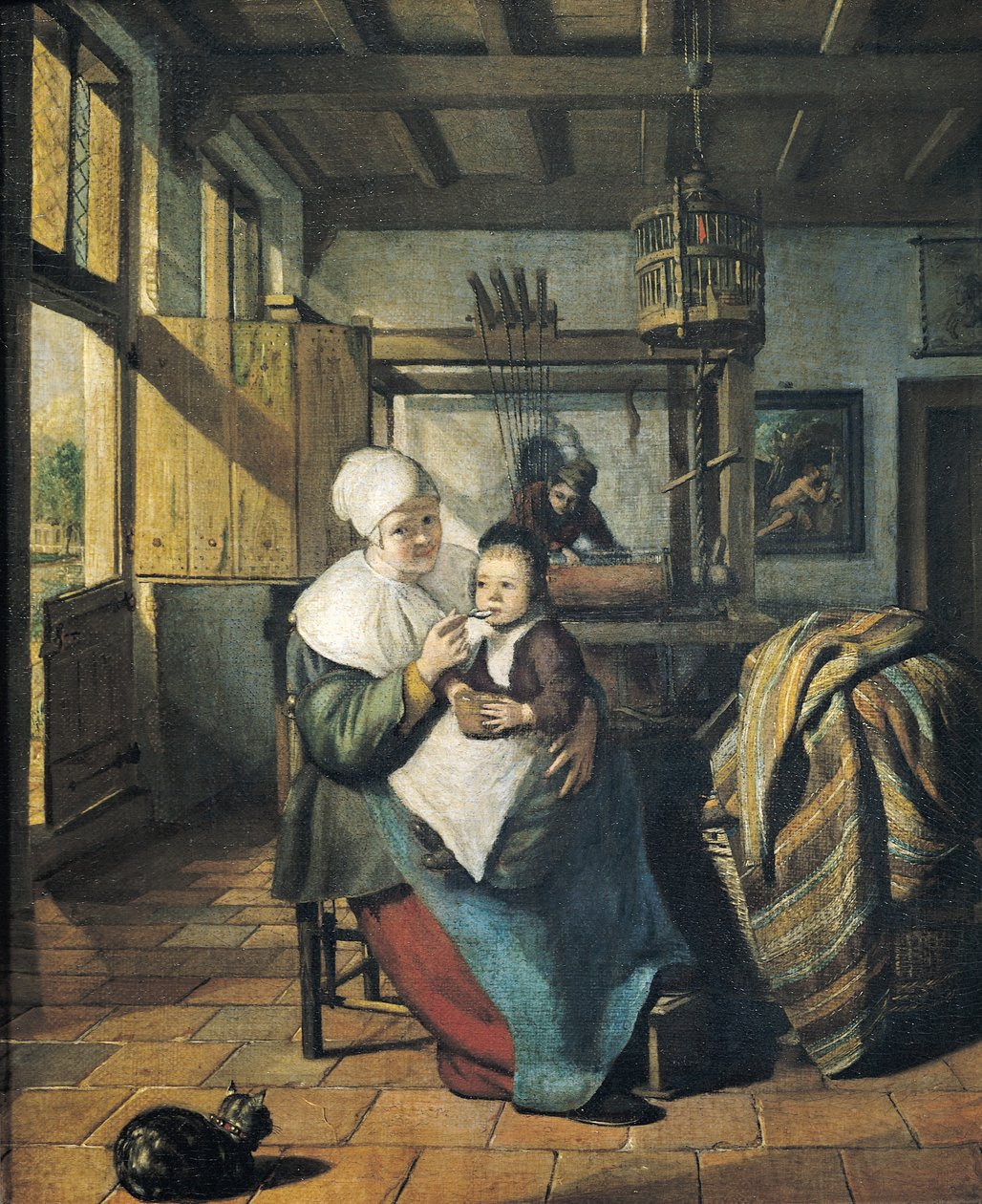 Tkalcova dílna od Issac Koedyck