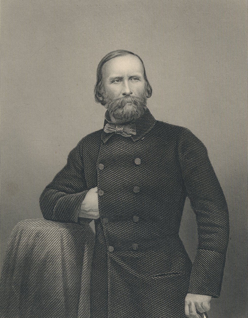Giuseppe Garibaldi, vyryl D.J Pound od Italian Photographer