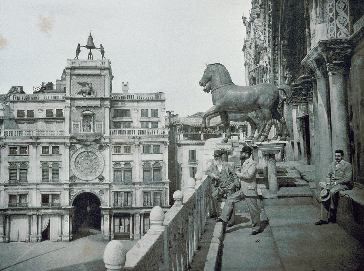 Hodinová věž, náměstí svatého Marka od Italian Photographer