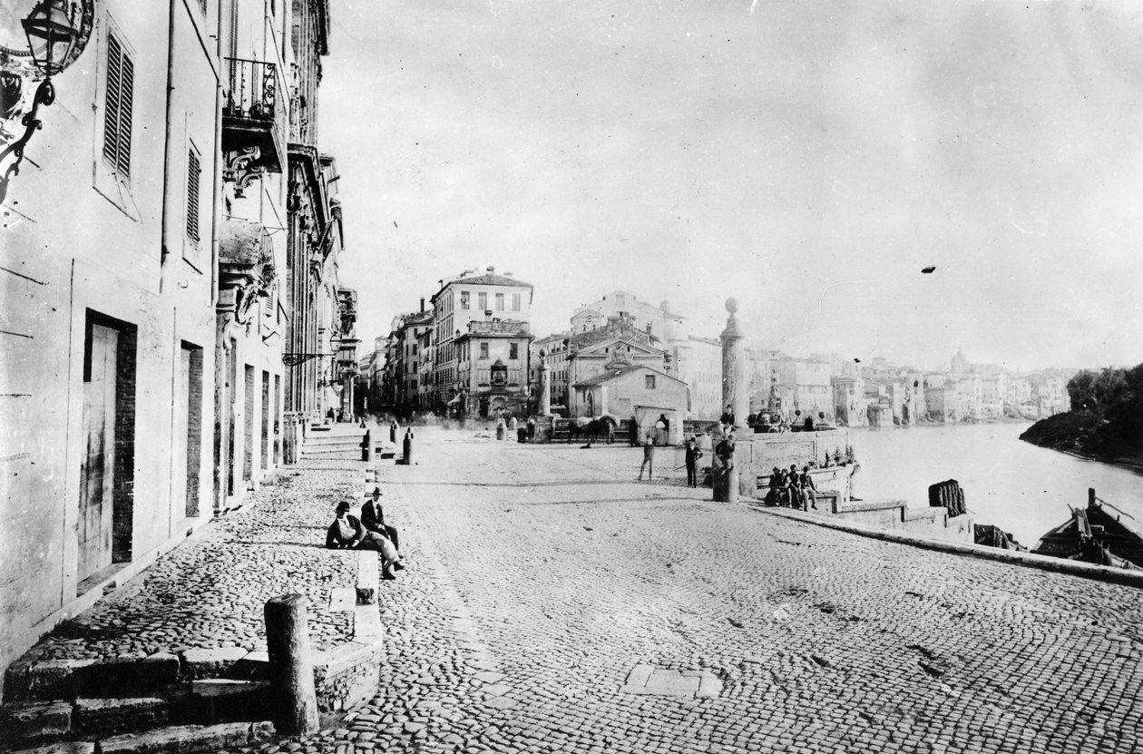 Pohled na Via Ripetta, Řím od Italian Photographer