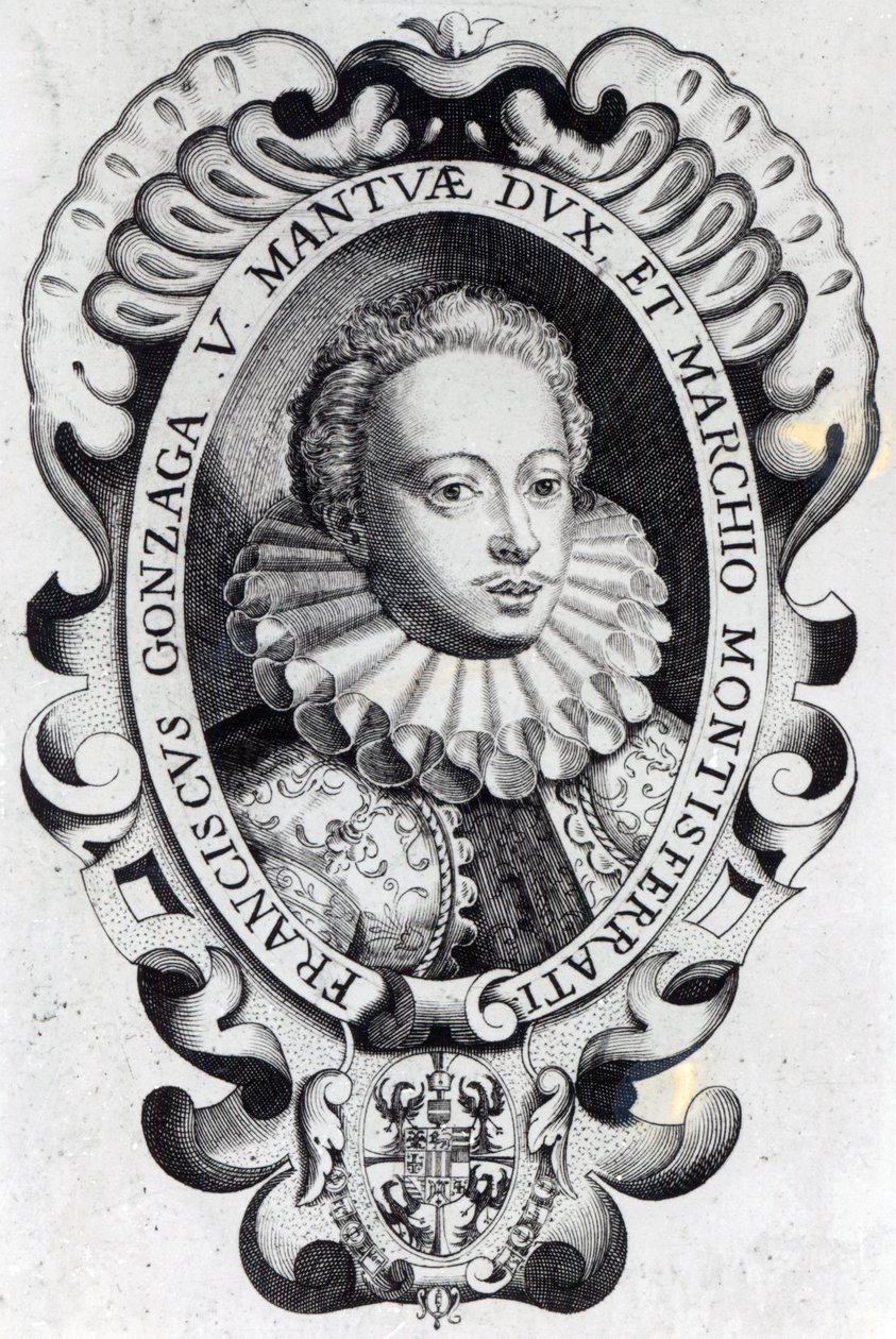 Francesco Gonzaga, vévoda z Mantovy a markýz z Montferratu od Italian School
