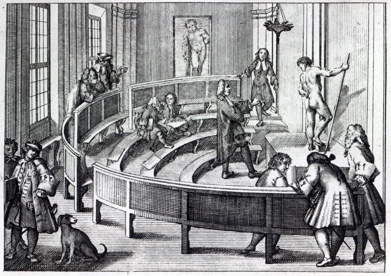 Kurz kreslení života, 1739 od Italian School