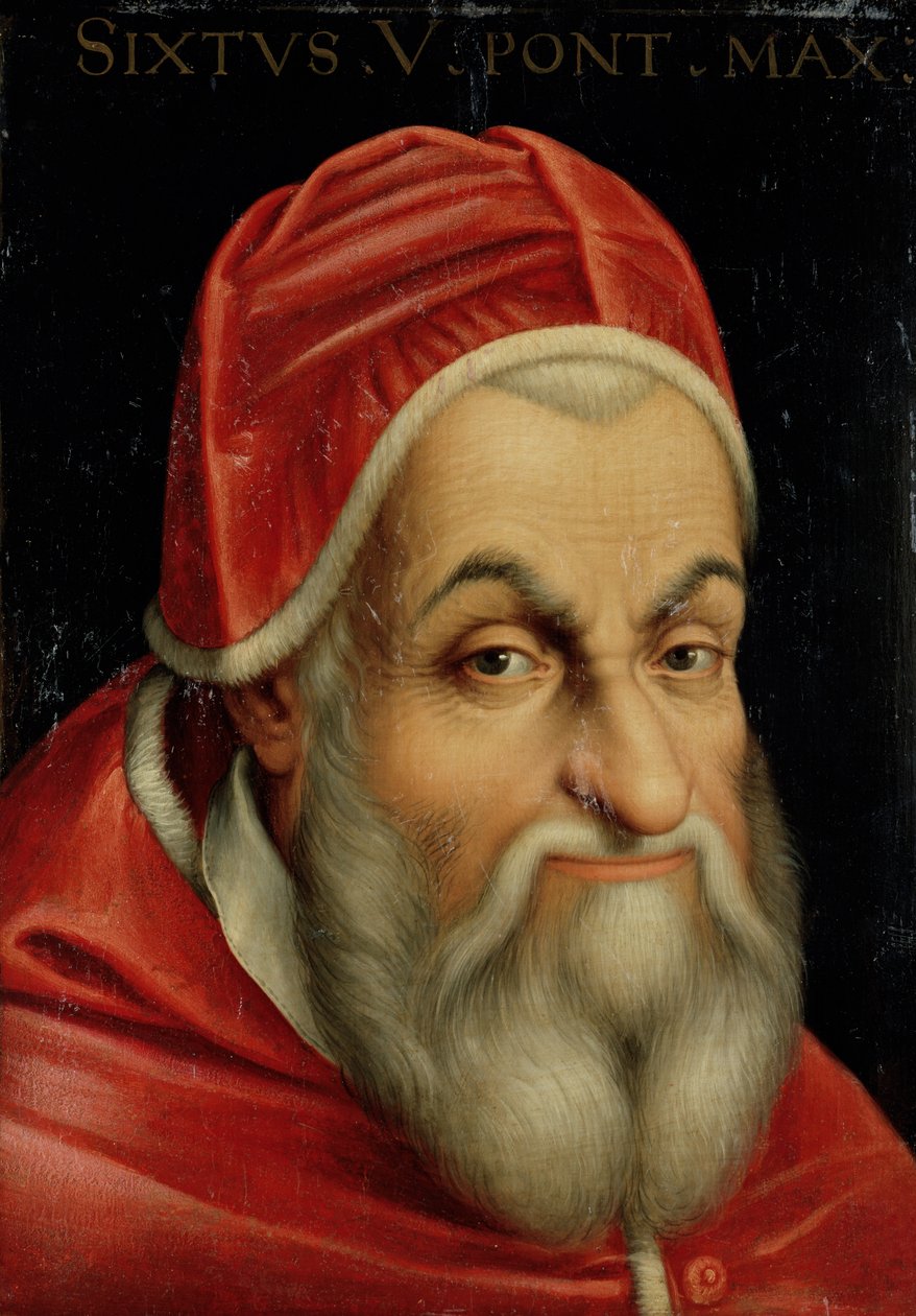 Papež Sixtus V (1520-90) od Italian School