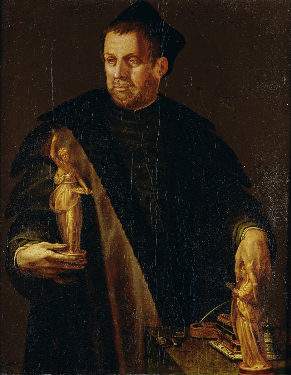 Portrét florentského sběratele Vincenza Borghiniho od Italian School