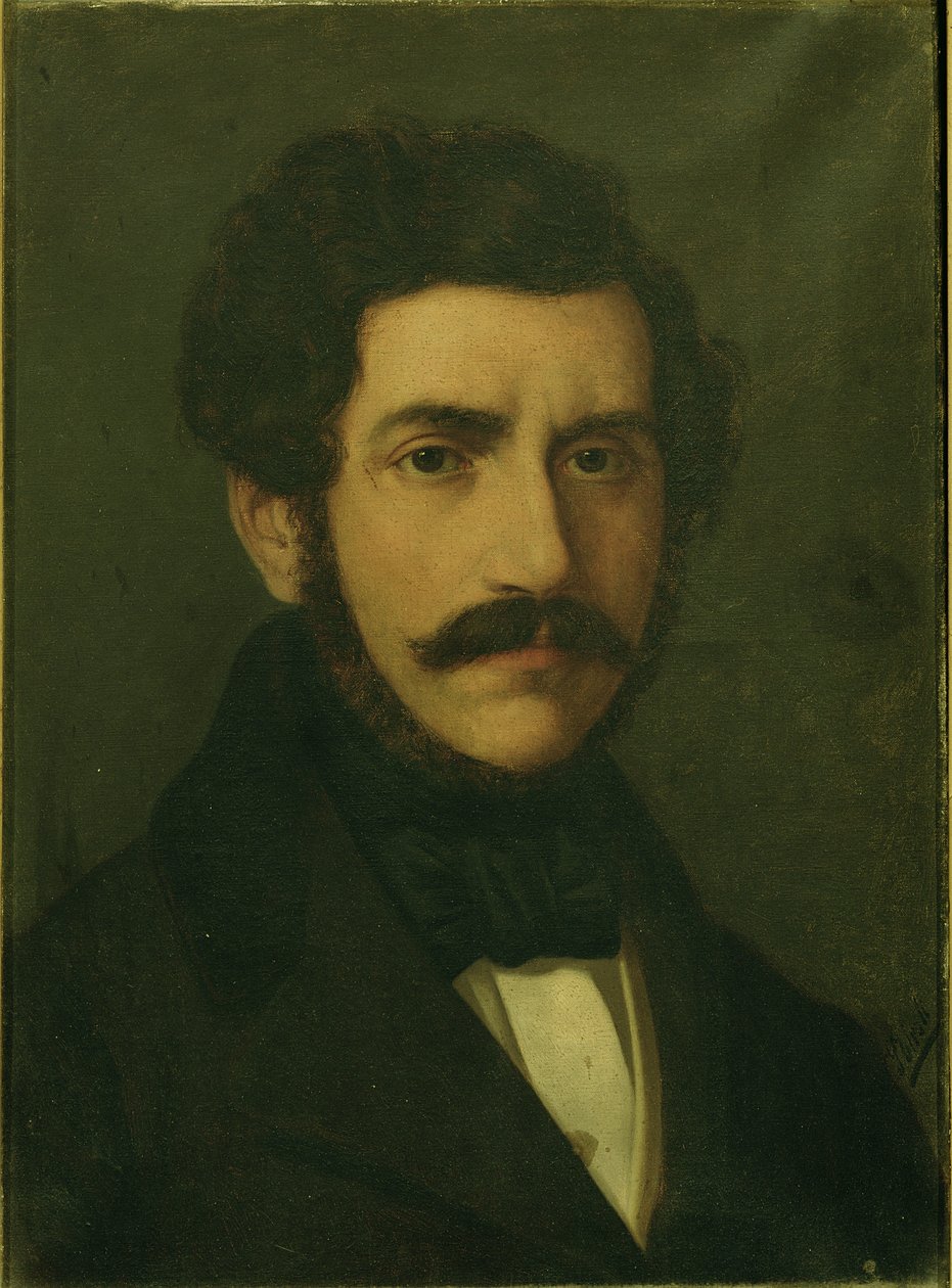 Portrét Gaetana Donizettiho (1797-1848) od Italian School