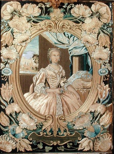 Portrét Marie Amálie Saské (1724-60) (viz 186987) od Italian School