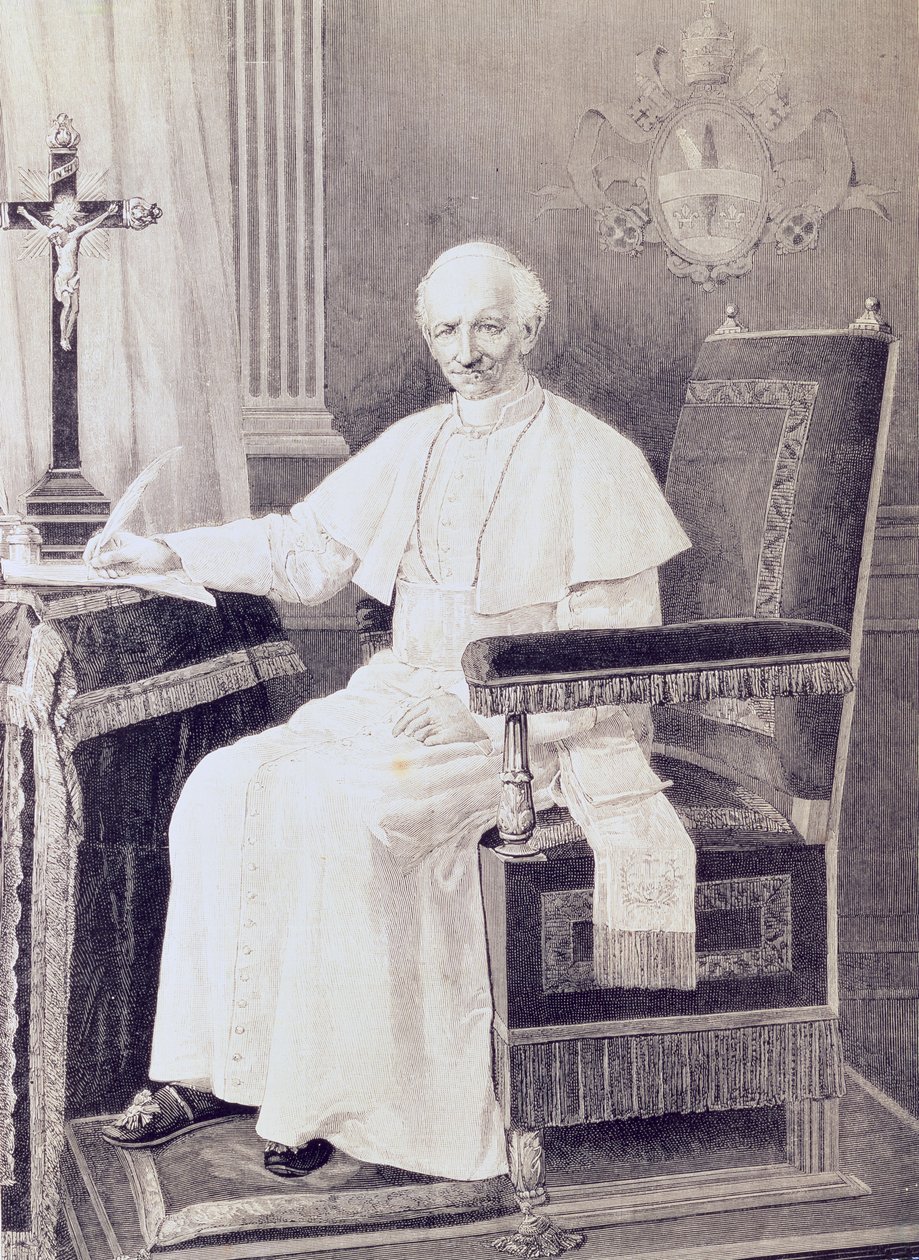 Portrét papeže Lva XIII (1810-1903) od Italian School