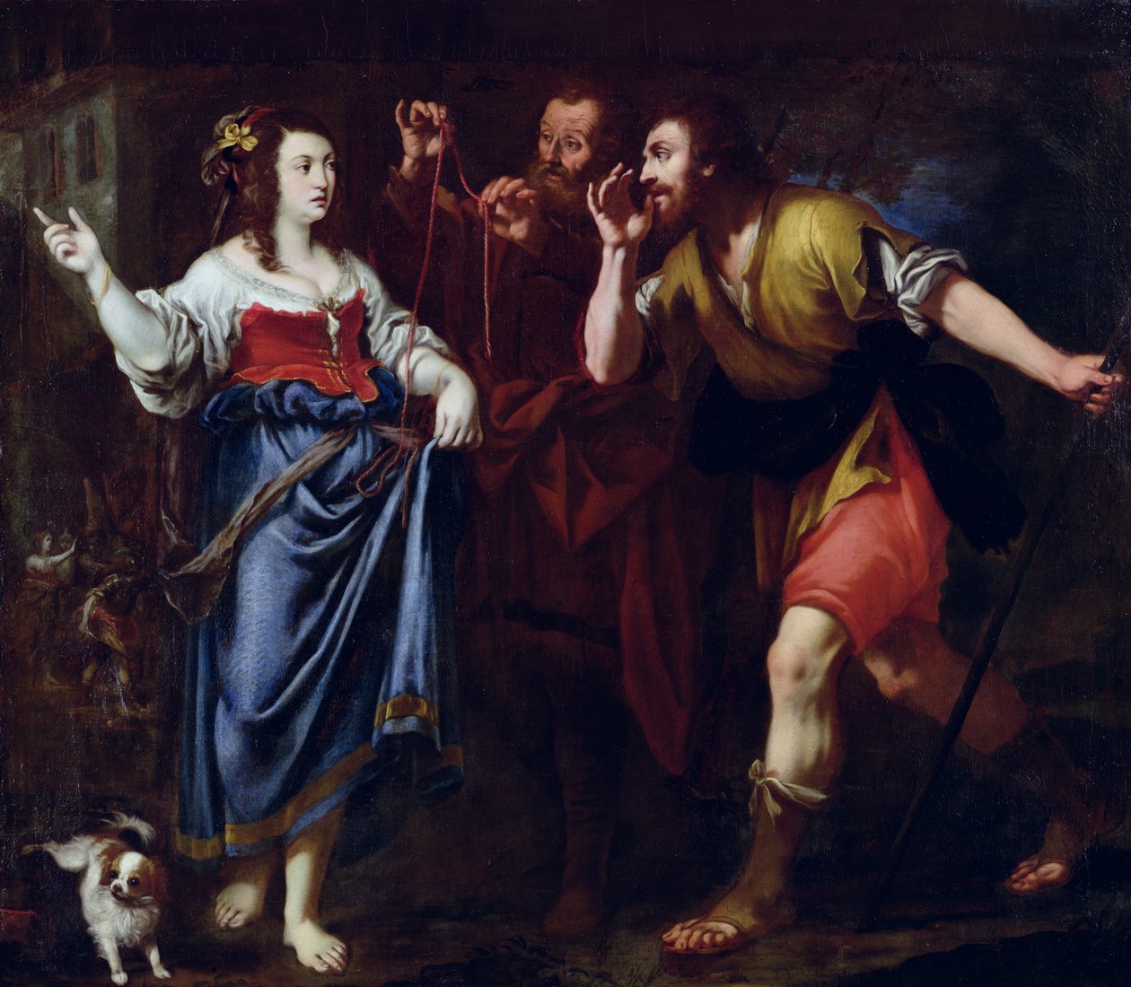 Rahab a vyslanci Jozue od Italian School