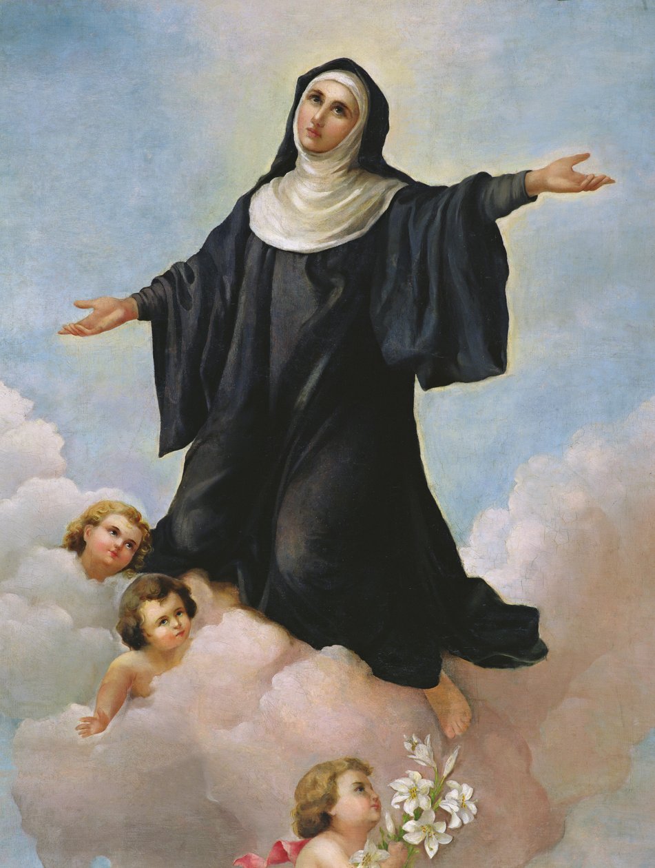 Santa Liberata in Glory, 1899 od Italian School