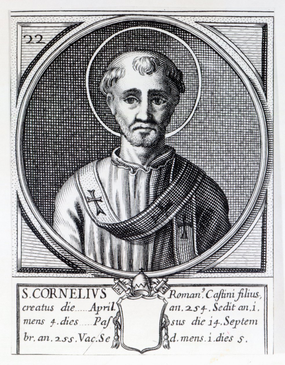 Svatý Kornélius od Italian School