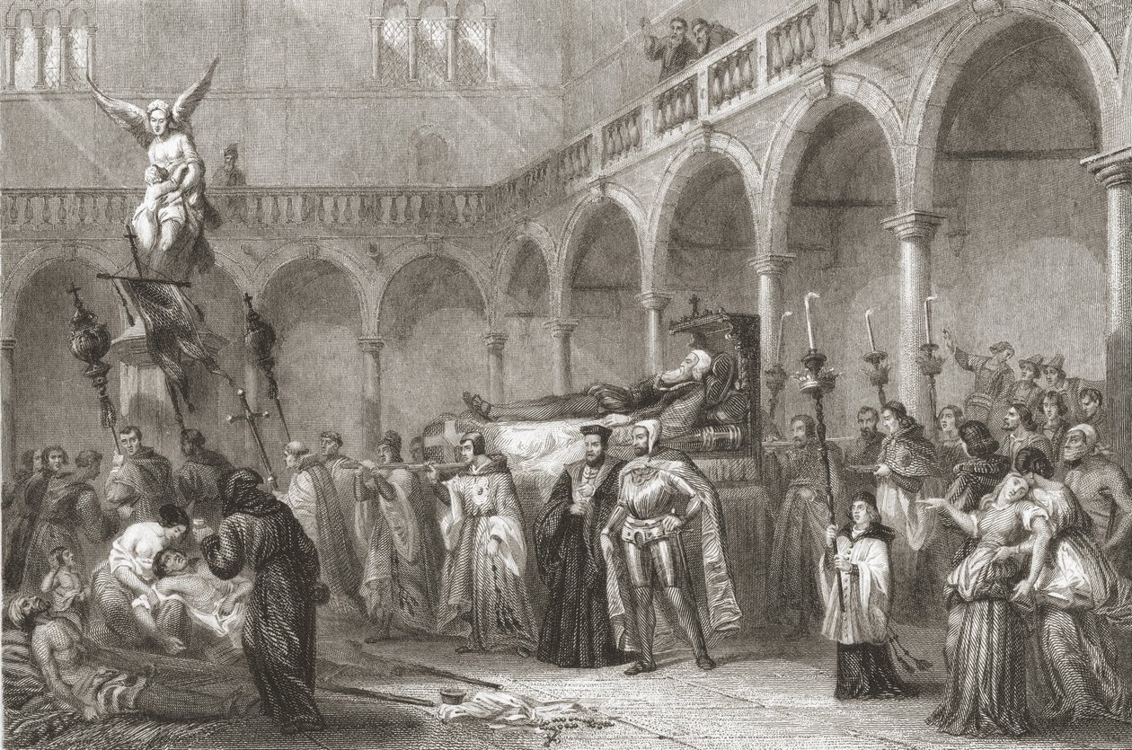 Tizianův pohřeb (asi 1488-1576) od Italian School