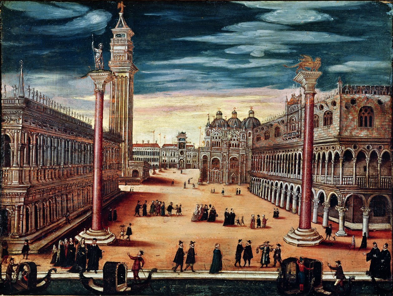 Piazzetta di San Marco, Benátky od Italian School