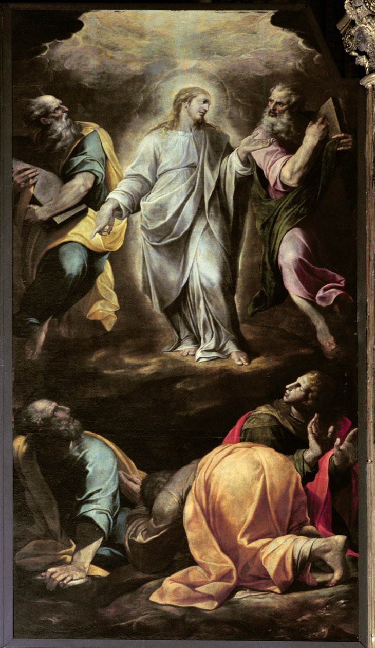 Proměnění Krista z varhan, dokončeno 1559-1602 od Italian School