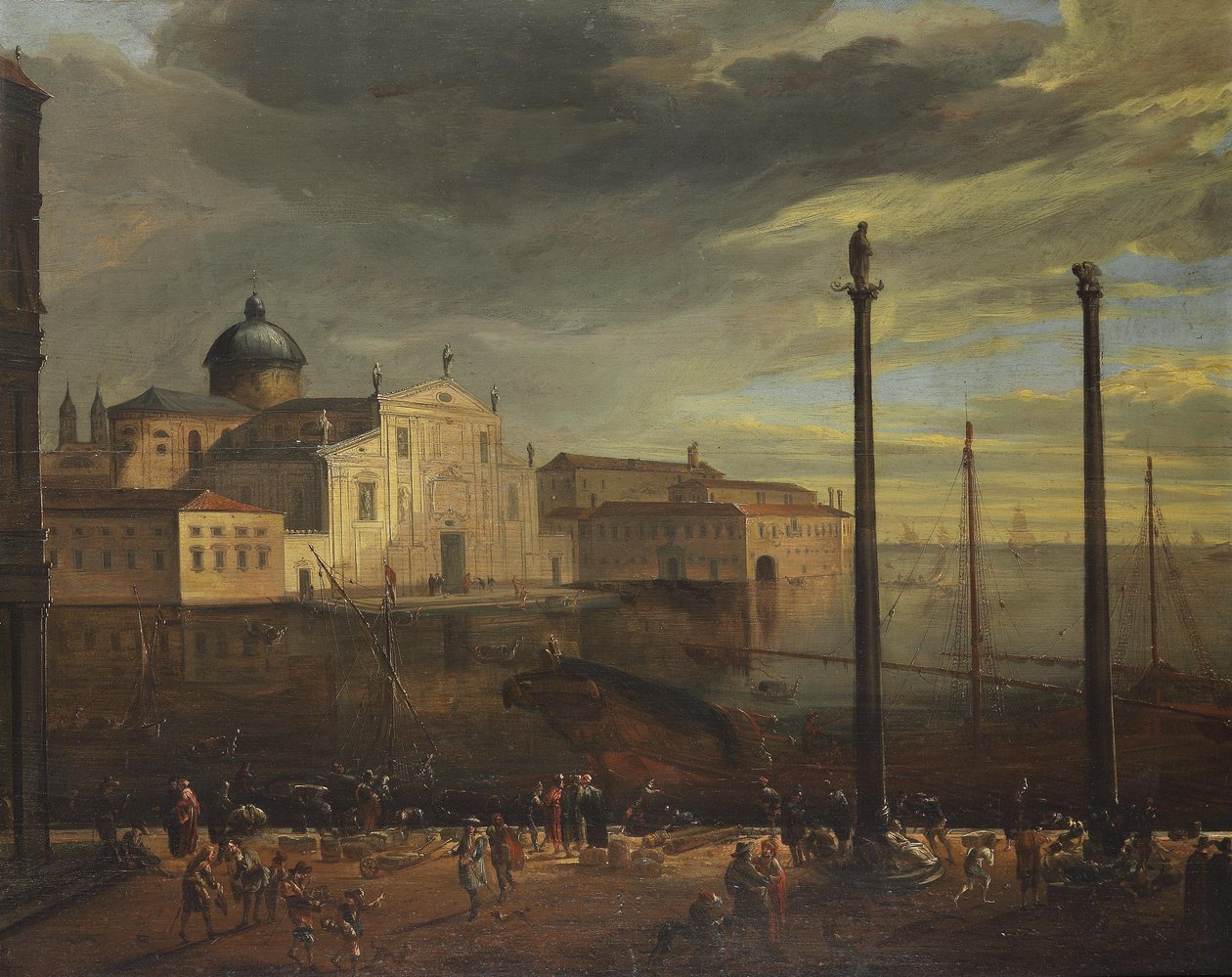 San Giorgio Maggiore Benátky od Italian School