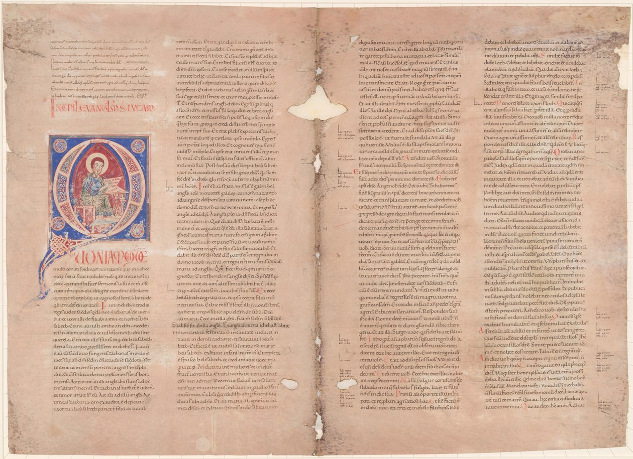 Svatý Lukáš od Italian 12th Century