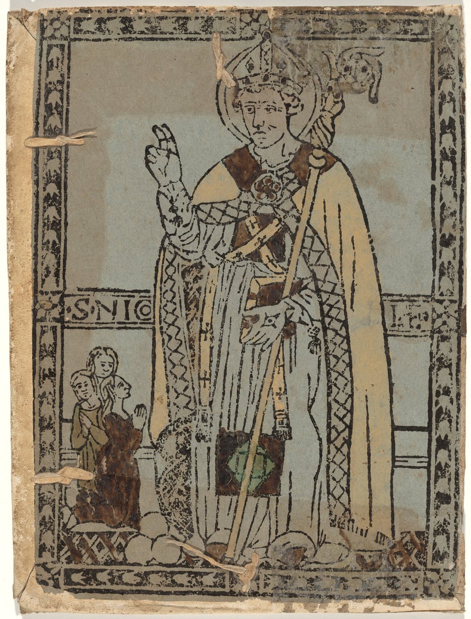 Svatý Mikuláš z Myry od Italian 15th Century