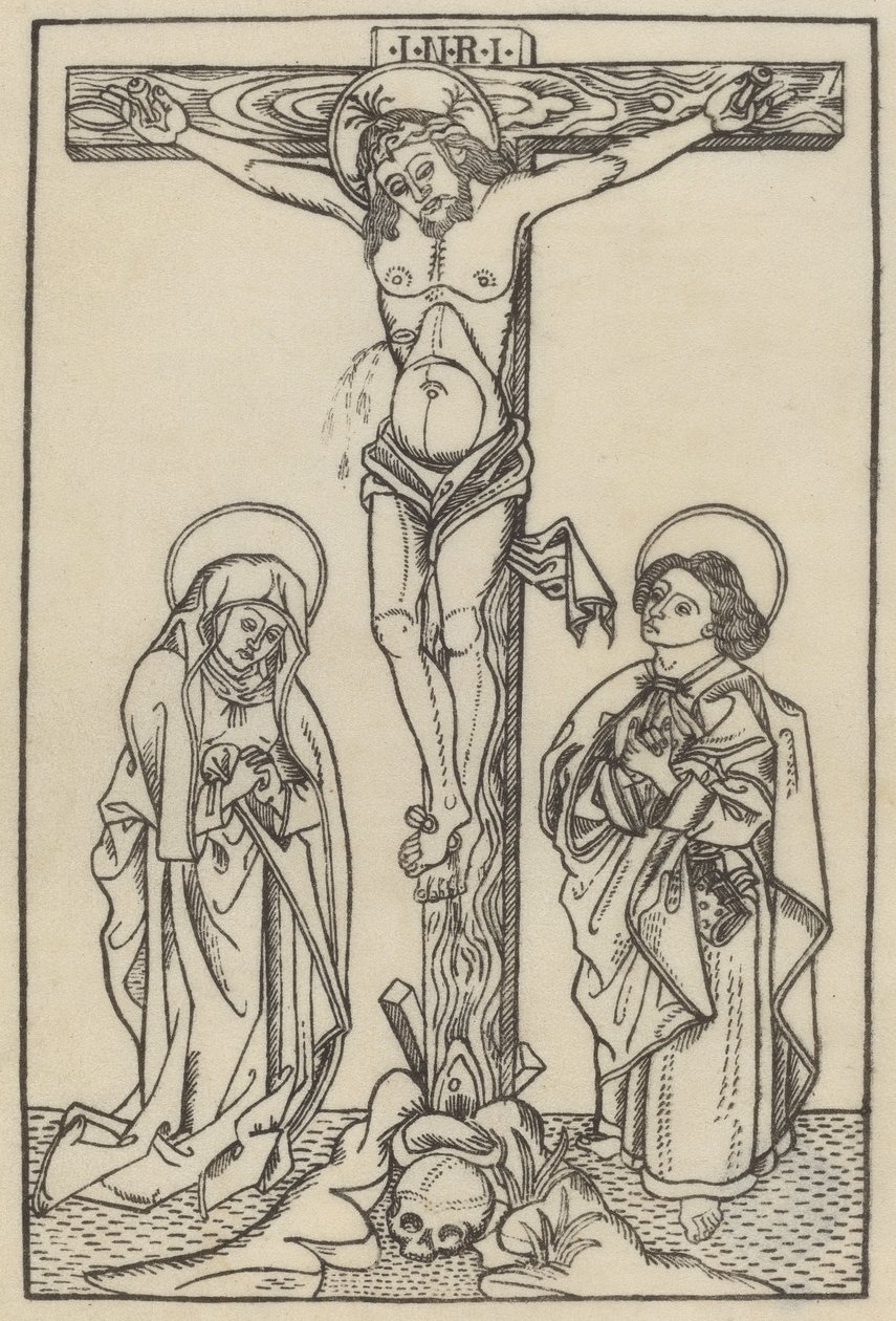Kristus na kříži od Italian 15th Century or Master I.D.