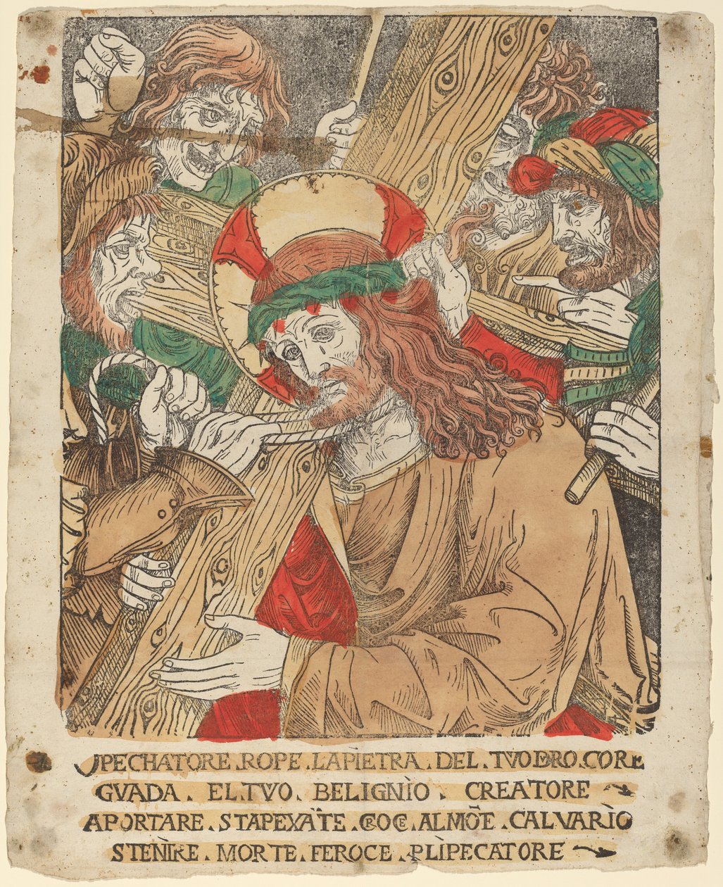 Kristus nesoucí kříž od Italian 16th Century