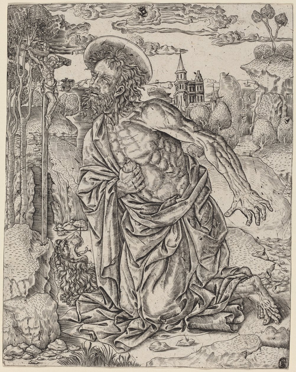 Svatý Jeroným v pokání od Italian 16th Century