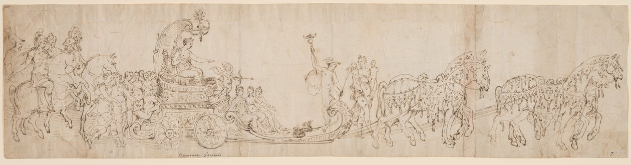 Triumf Venuše od Italian 16th Century
