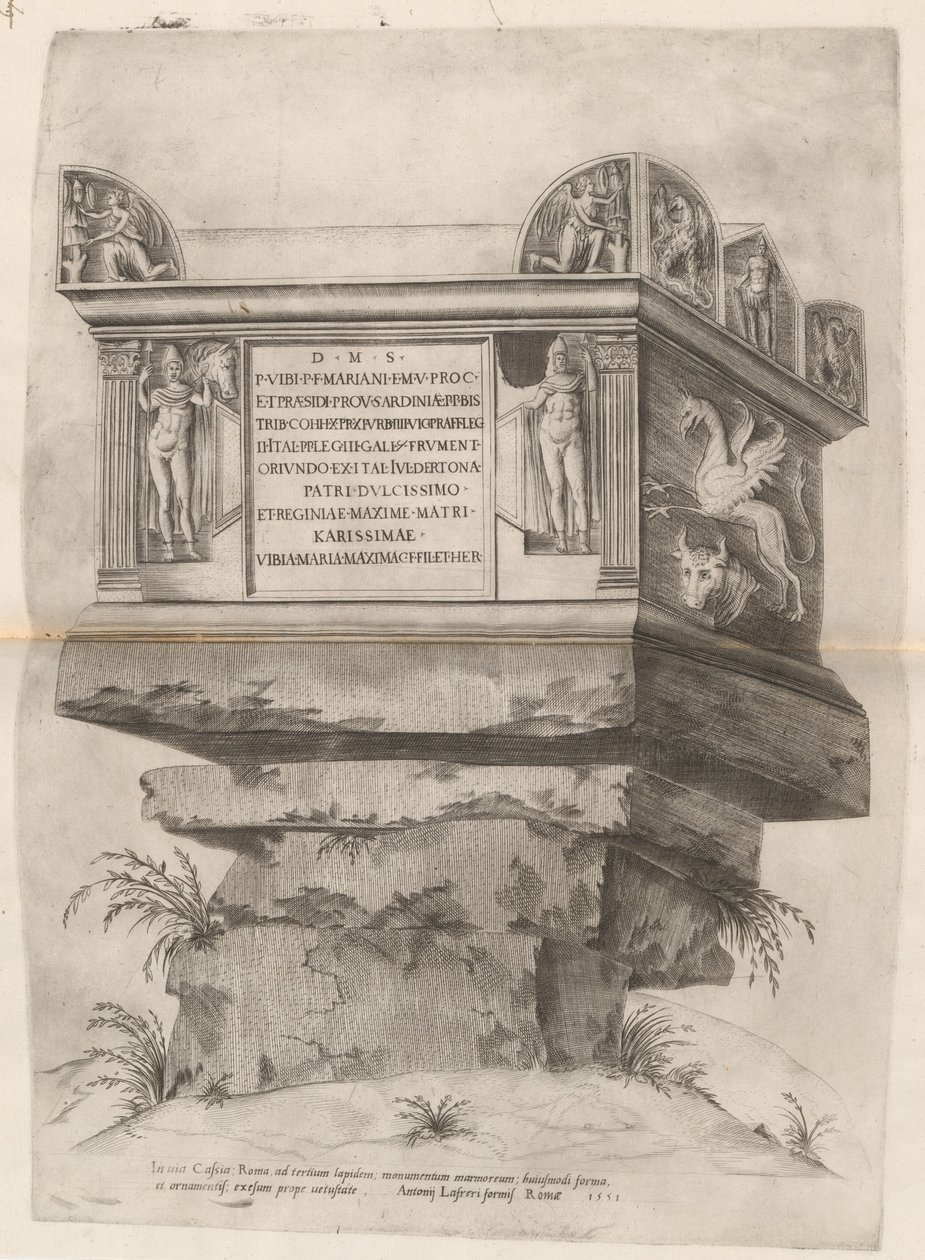 Neronova hrobka od Italian 16th Century