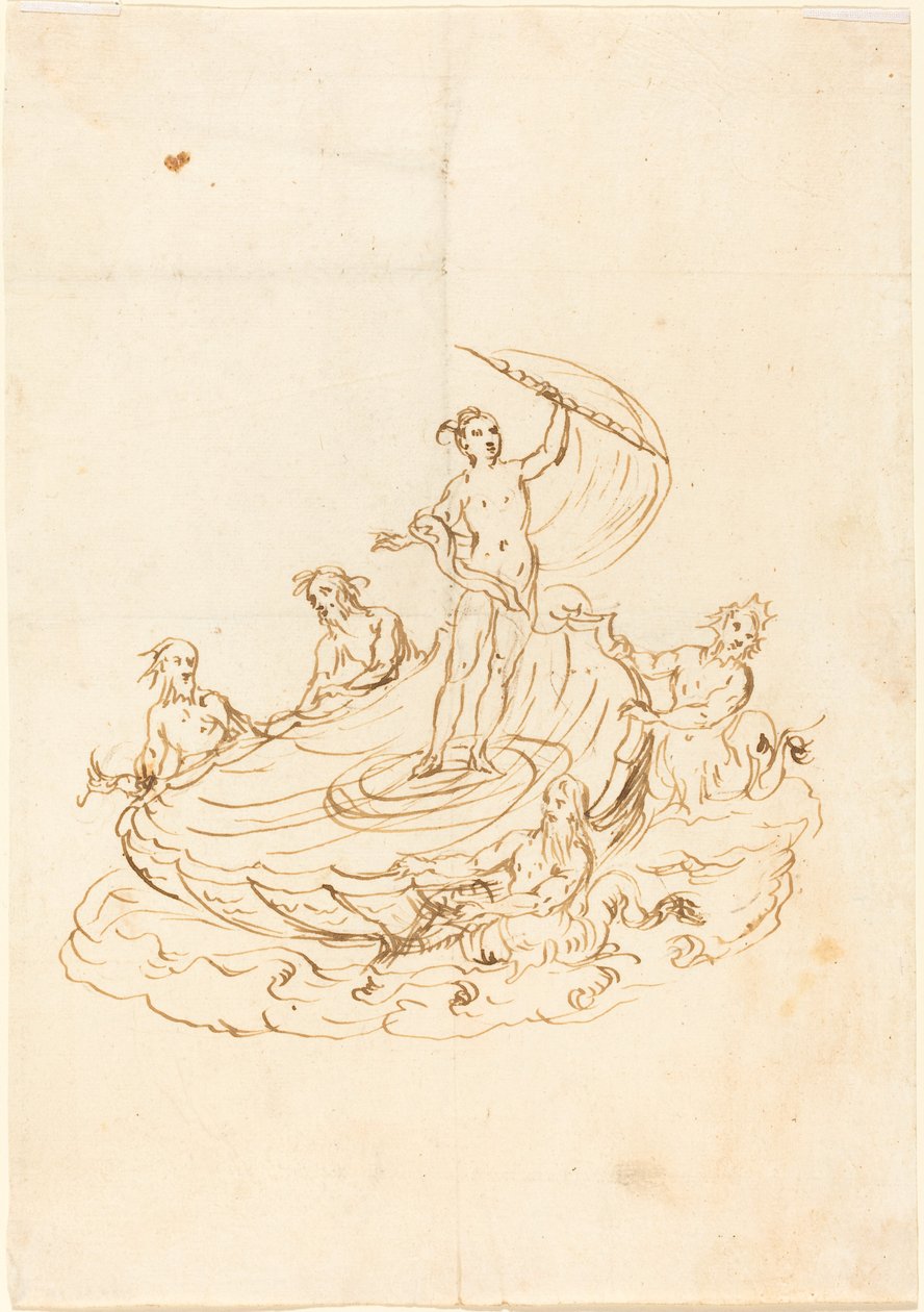 Návrh pro solnici od Italian 17th Century