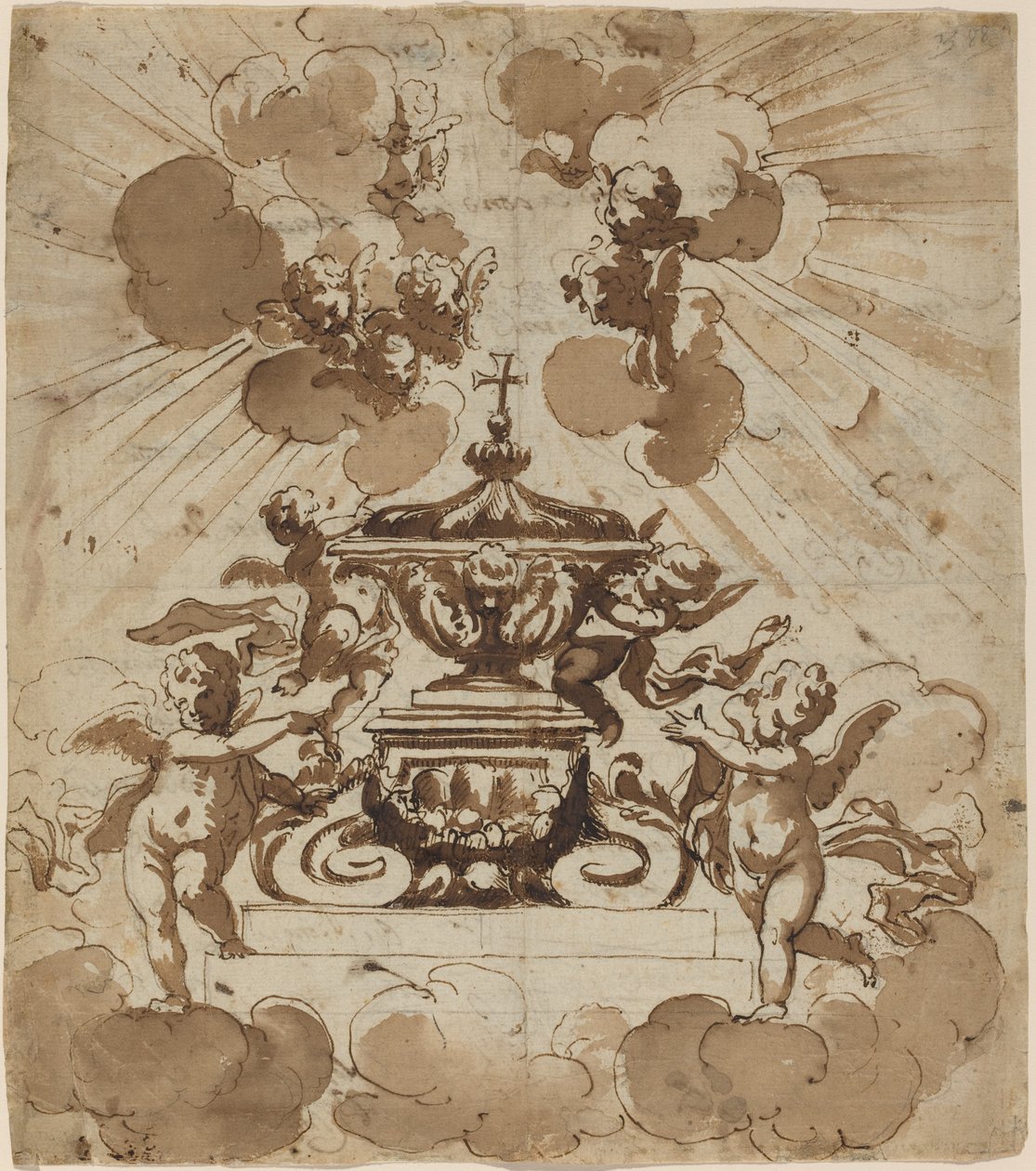 Oslava hostitele od Italian 18th Century