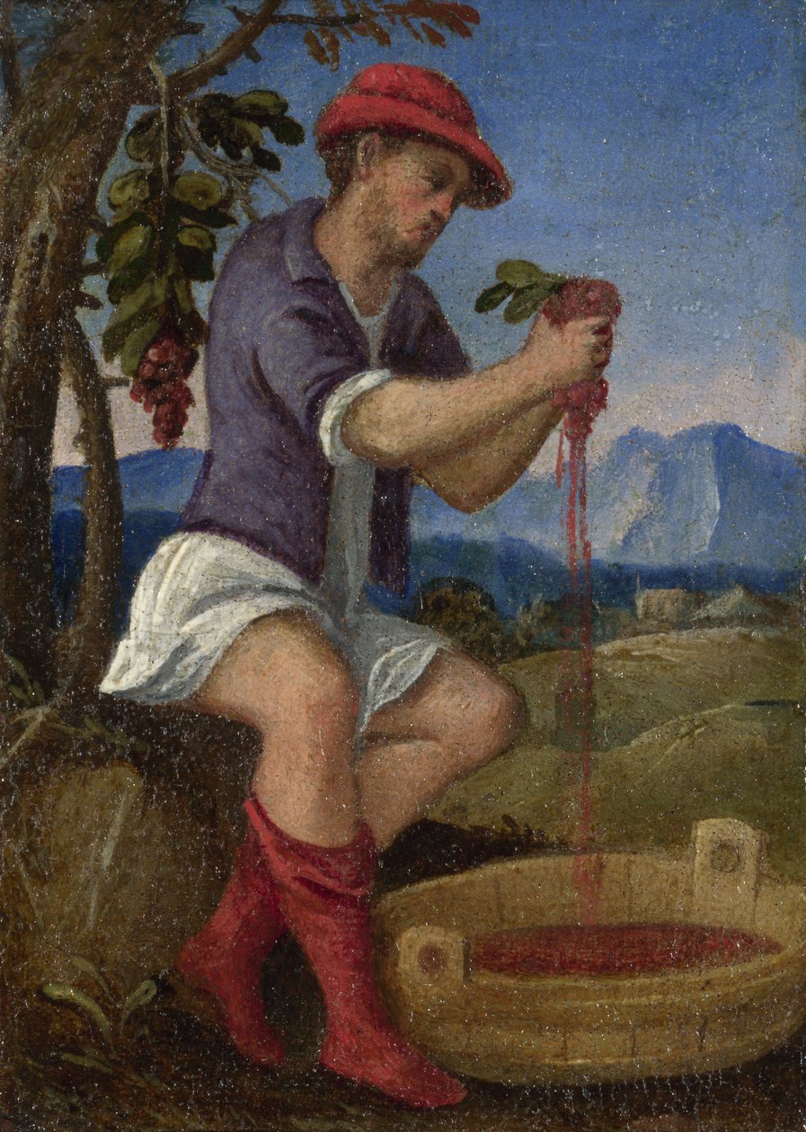 Práce měsíců: září, c. 1580 od Italian Master