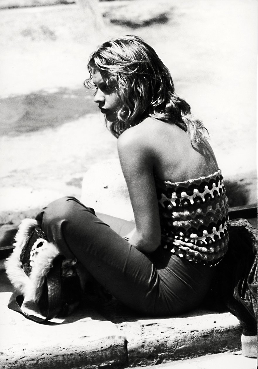 Mladý Hippy, kolem roku 1970 od Italian Photographer