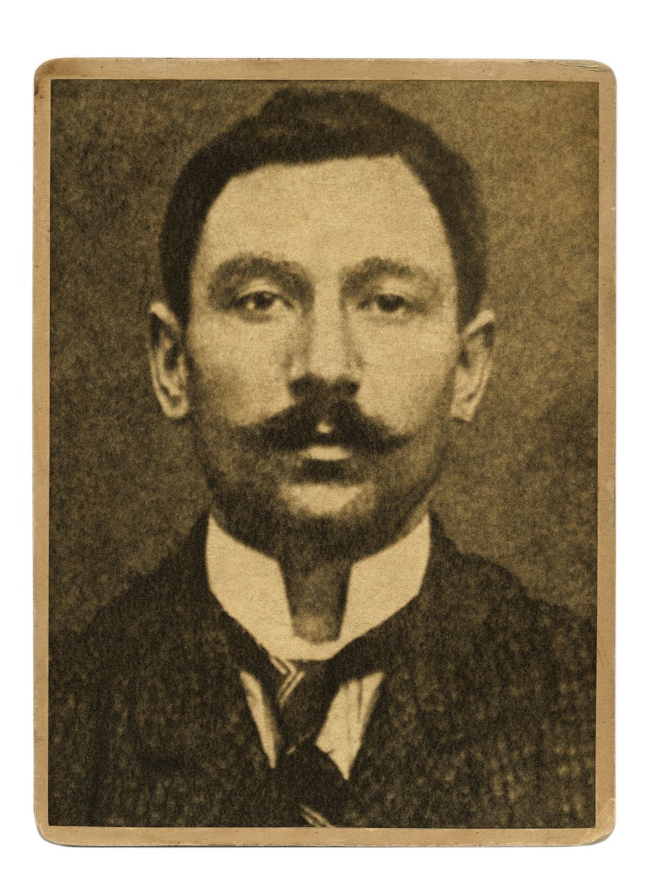 Mukikuva Vincenzo Peruggiasta, italialaisesta taidemaalarista, joka varasti Mona Lisan Louvresta 21. elokuuta od Italian Photographer
