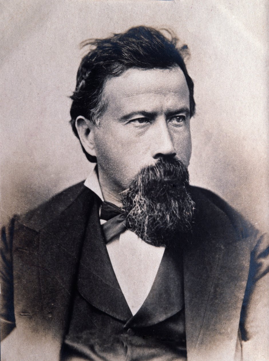Portrét Amilcare Ponchielliho (1834-1885), italského skladatele od Italian Photographer