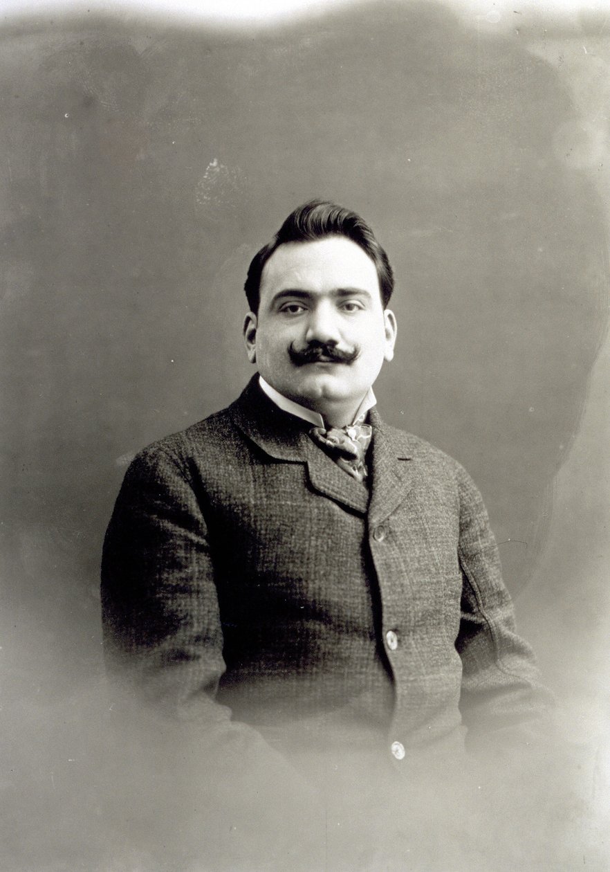 Portrét Enrica Carusa, kolem roku 1900 od Italian Photographer