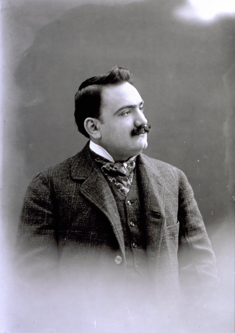 Portrét Enrica Carusa, kolem roku 1900 od Italian Photographer