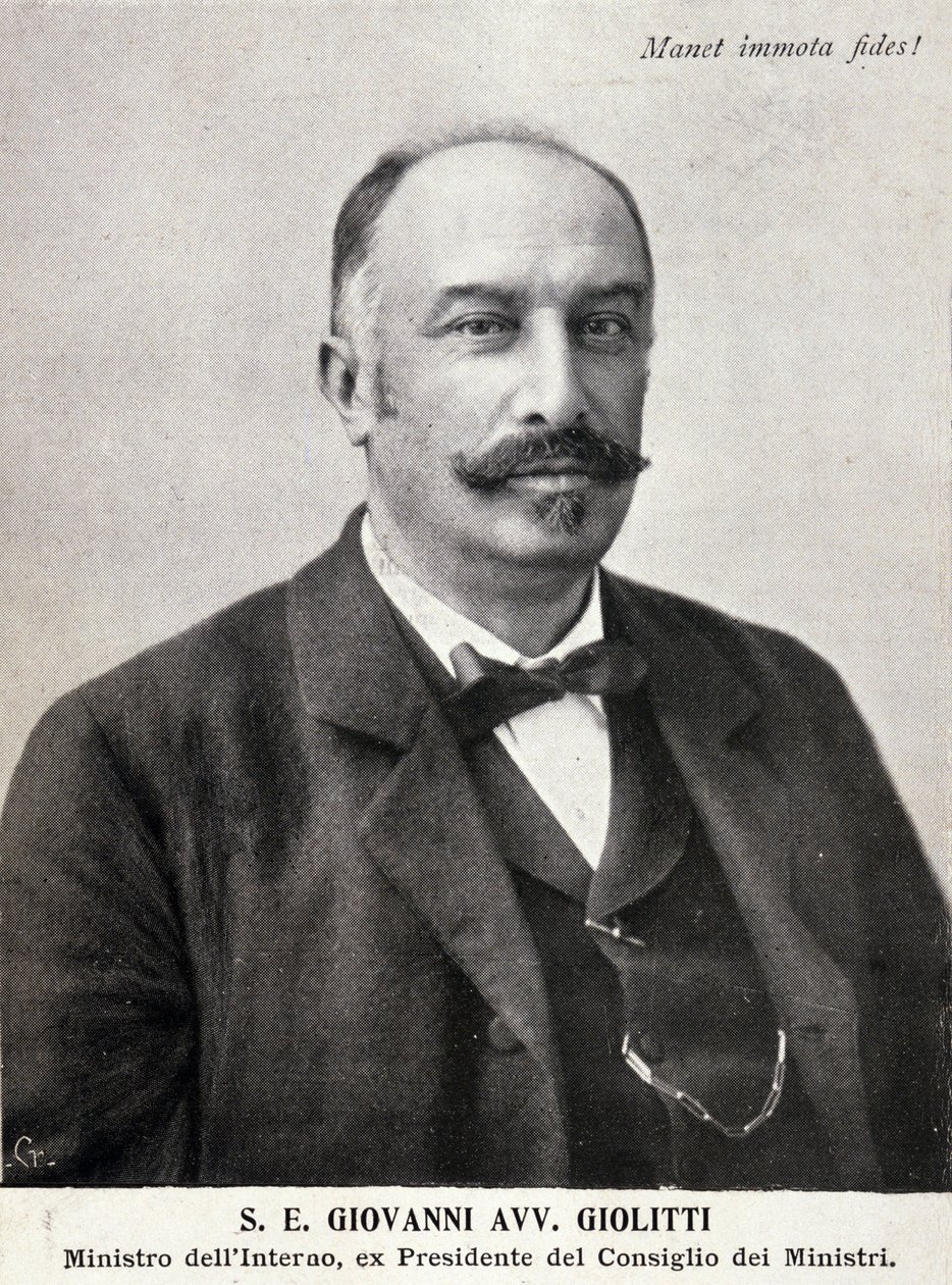 Portrét Giovanniho Giolittiho (1842-1928), italského politika. od Italian Photographer