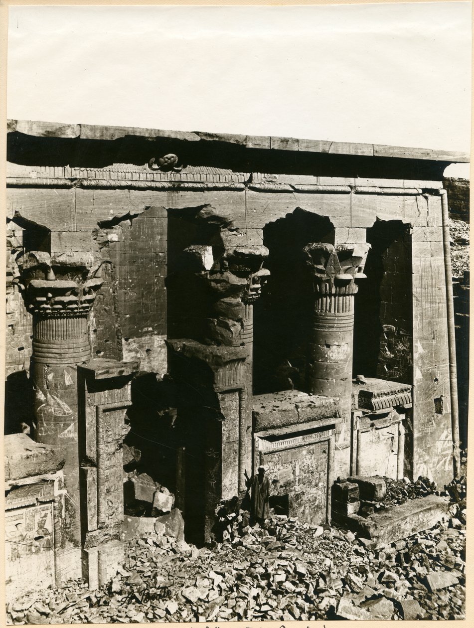 Pronaos z chrámu Mandulis, Kalabsha, Egypt, fotografie Antonia Beata od Italian Photographer