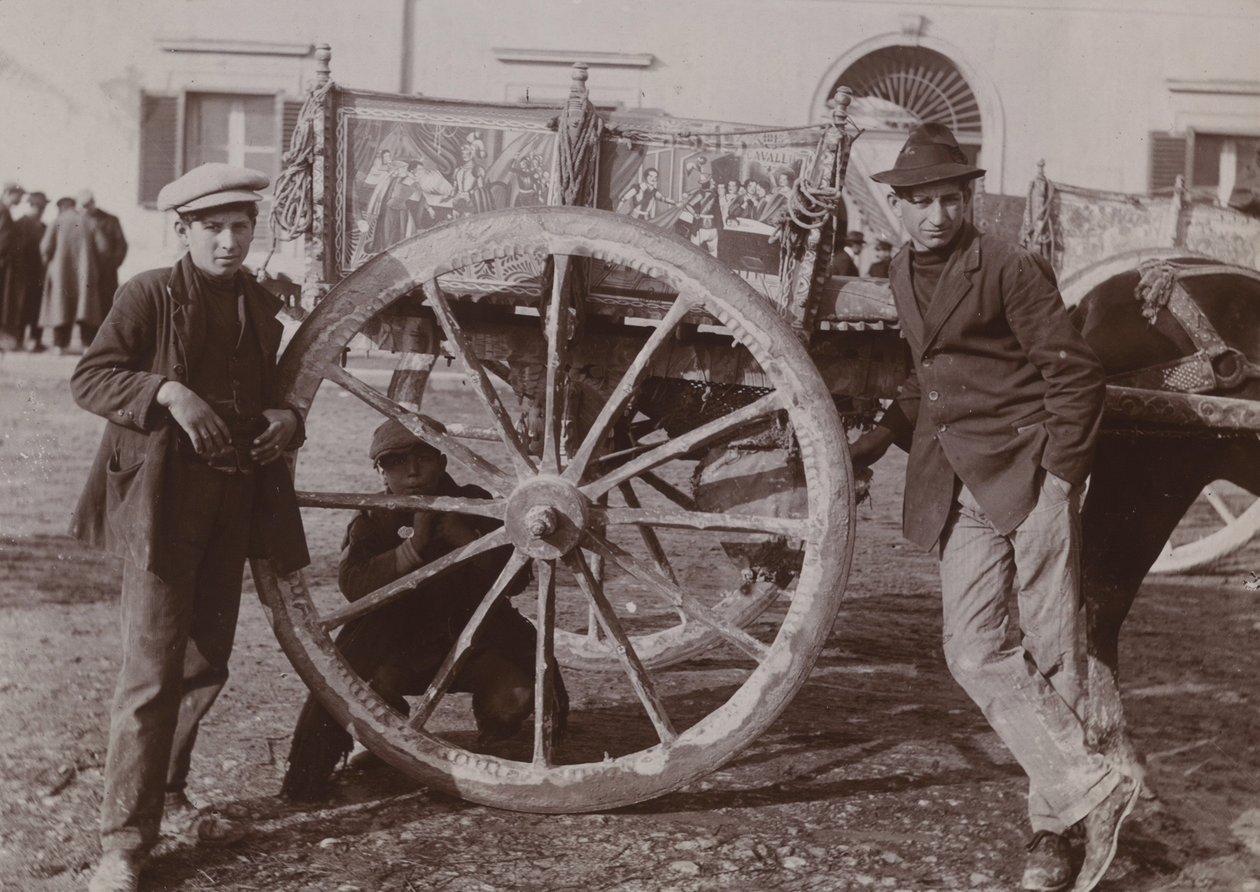 Typický sicilský vůz, 1920 od Italian Photographer