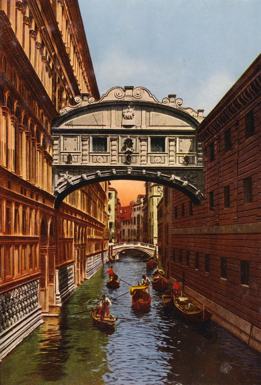 Venezia / Benátky: Most vzdechů (barevná fotografie) od Italian Photographer