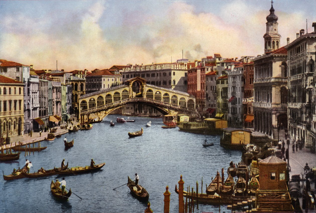 Venezia / Benátky: most Rialto (barevné foto) od Italian Photographer