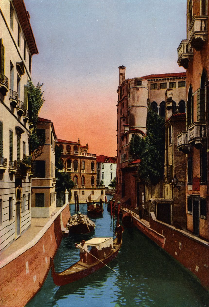 Benátky / Venice: Rio delle Meravegie (barevné foto) od Italian Photographer
