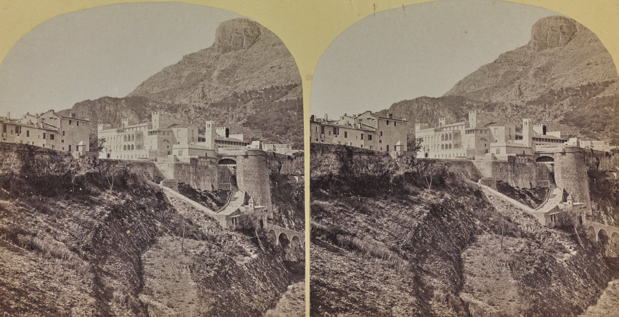 Pohled na Palác princů v Monackém knížectví od Italian Photographer