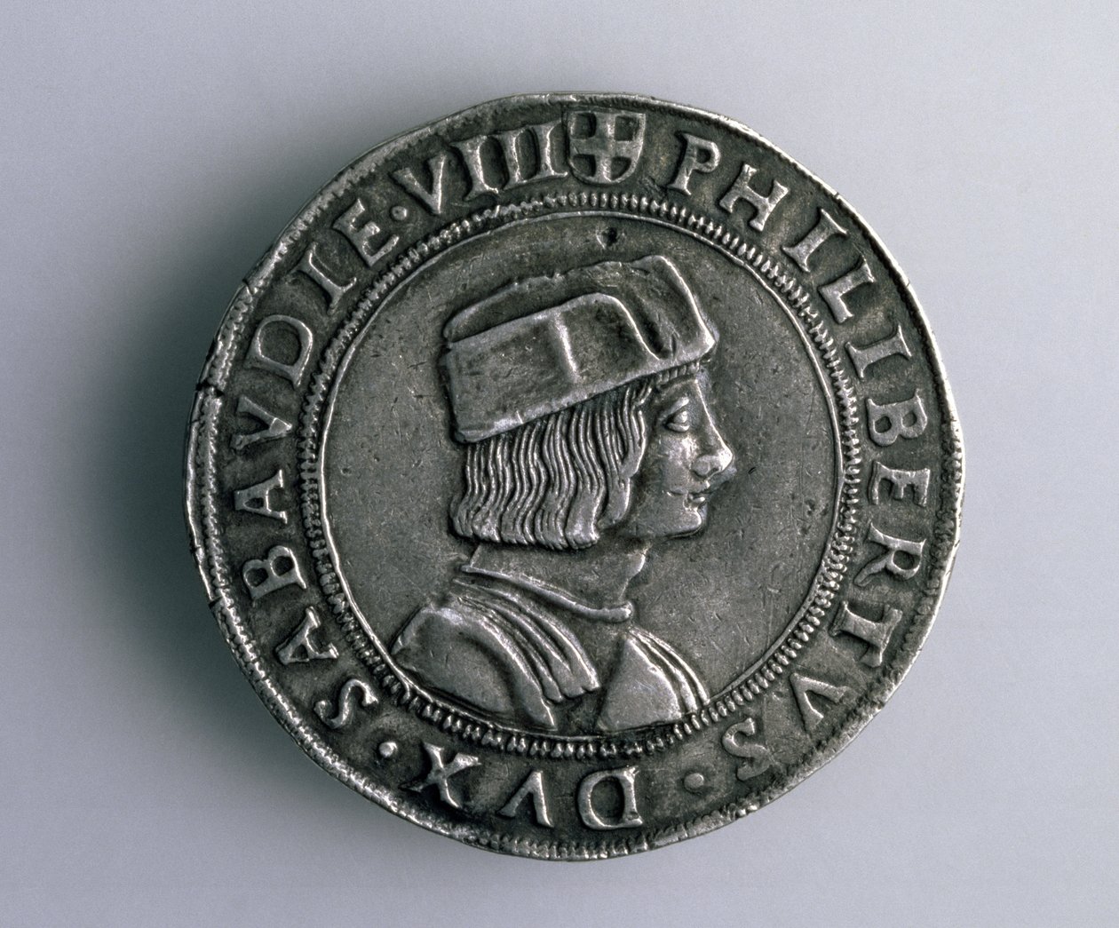 4-testonská mince (avers) Philiberta II. Savojského (1497-1504), 15.-16. století (stříbrná) (revers viz 165733) od Italian School