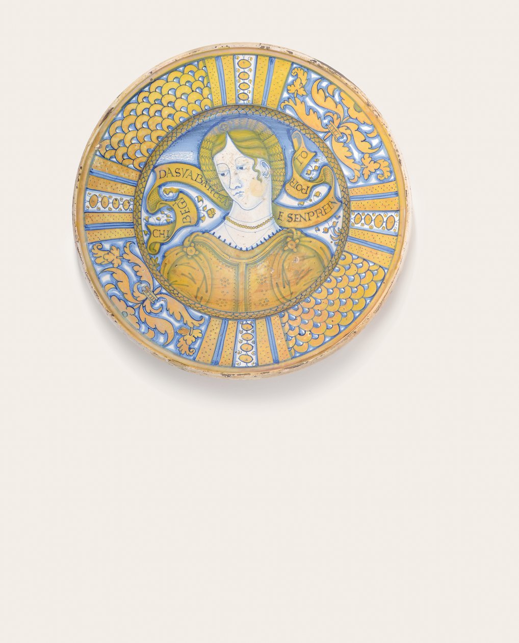 Nabíječka Deruta Gold-Luster Bella Donna, cca 1500-30 od Italian School