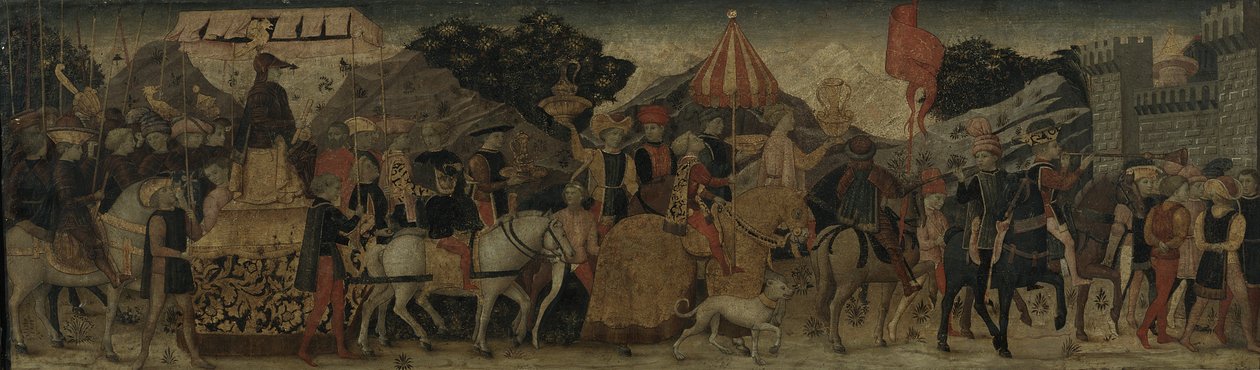 A Triumph, cca 1450 (teplota na panelu) od Italian School