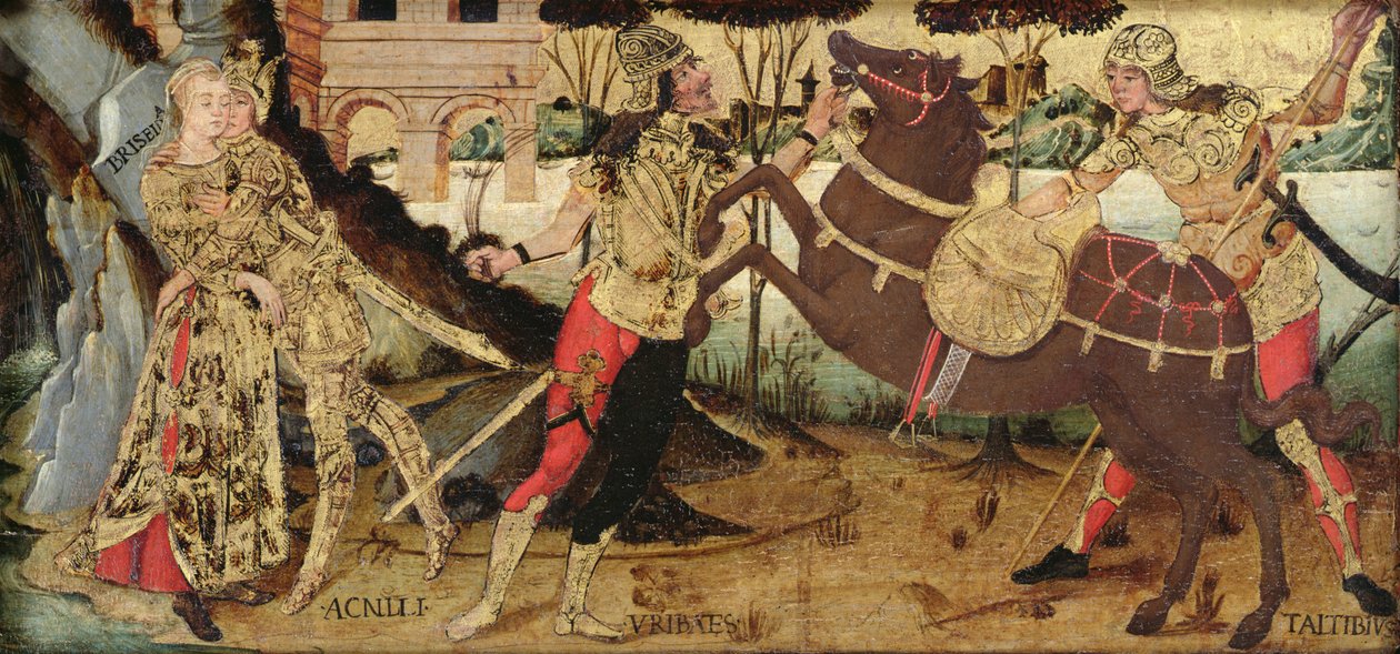 Achilles se loučí s Briseis, Umbrianská škola od Italian School