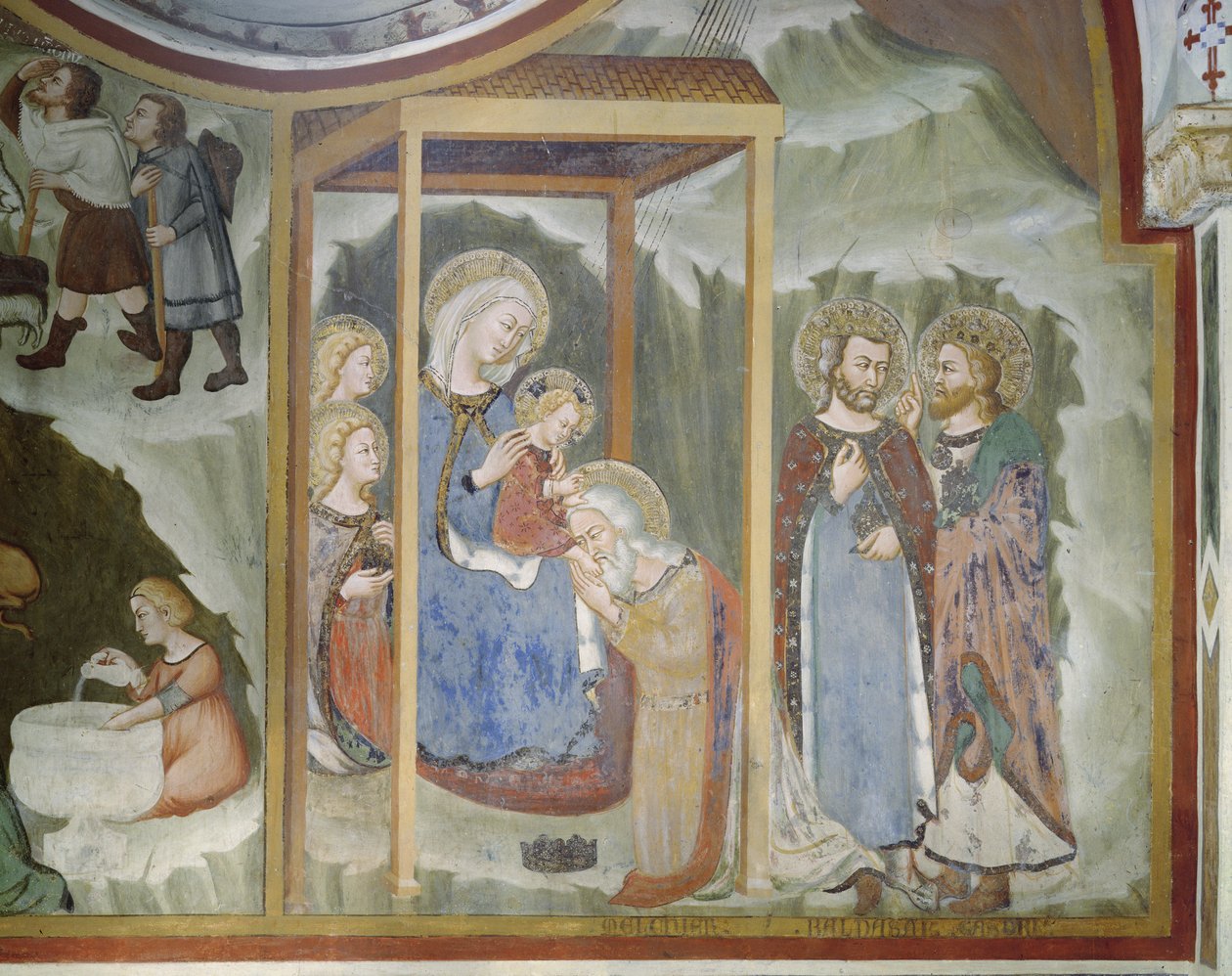 Klanění tří králů, kaple Panny Marie od Italian School