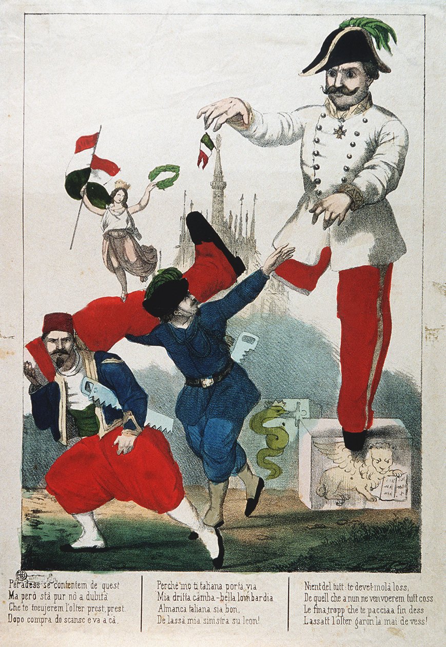 Alegorie italského risorgimenta od Italian School