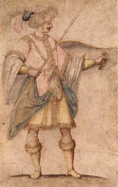 Orientální voják, florentská škola od Italian School