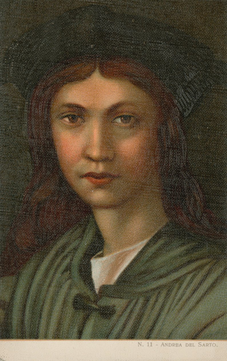 Andrea del Sarto, italský malíř (chromolit) od Italian School