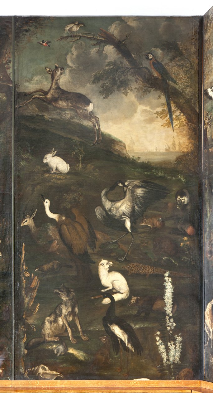 Zvířata, mýtus o Orfeovi, detail od Italian School